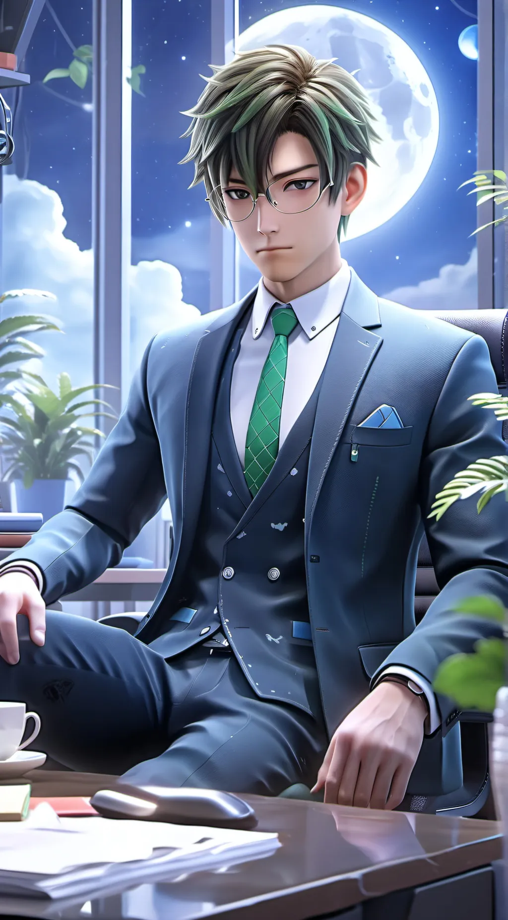 ai character: John Duvenbell background