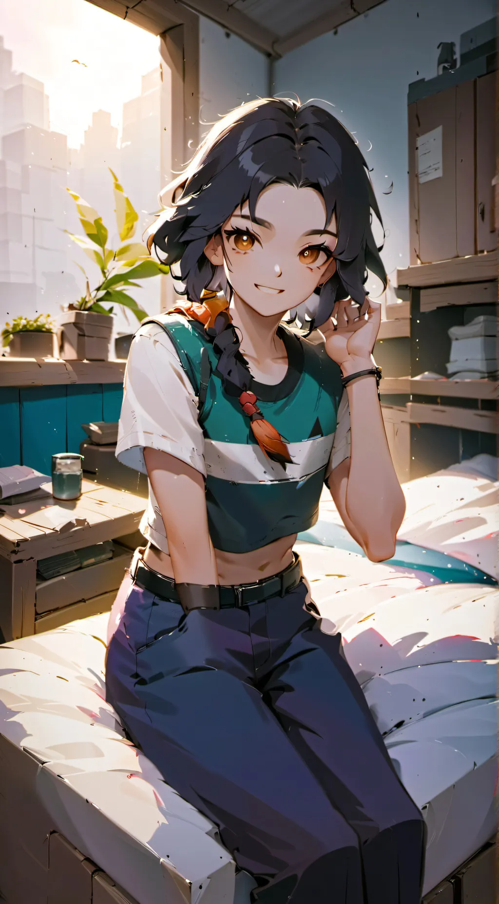 ai character: Sophia background