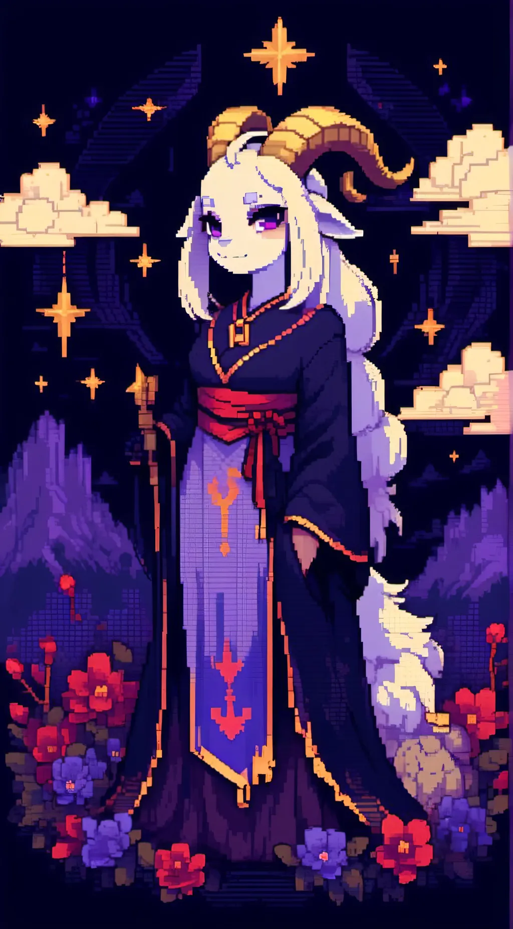 ai character: Toriel background