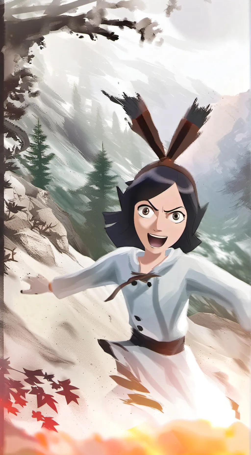 ai character: Some mad woman background