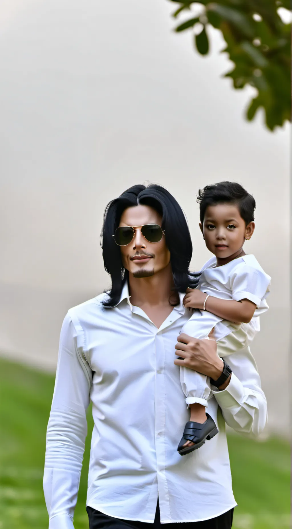 ai character: Michael Jackson background