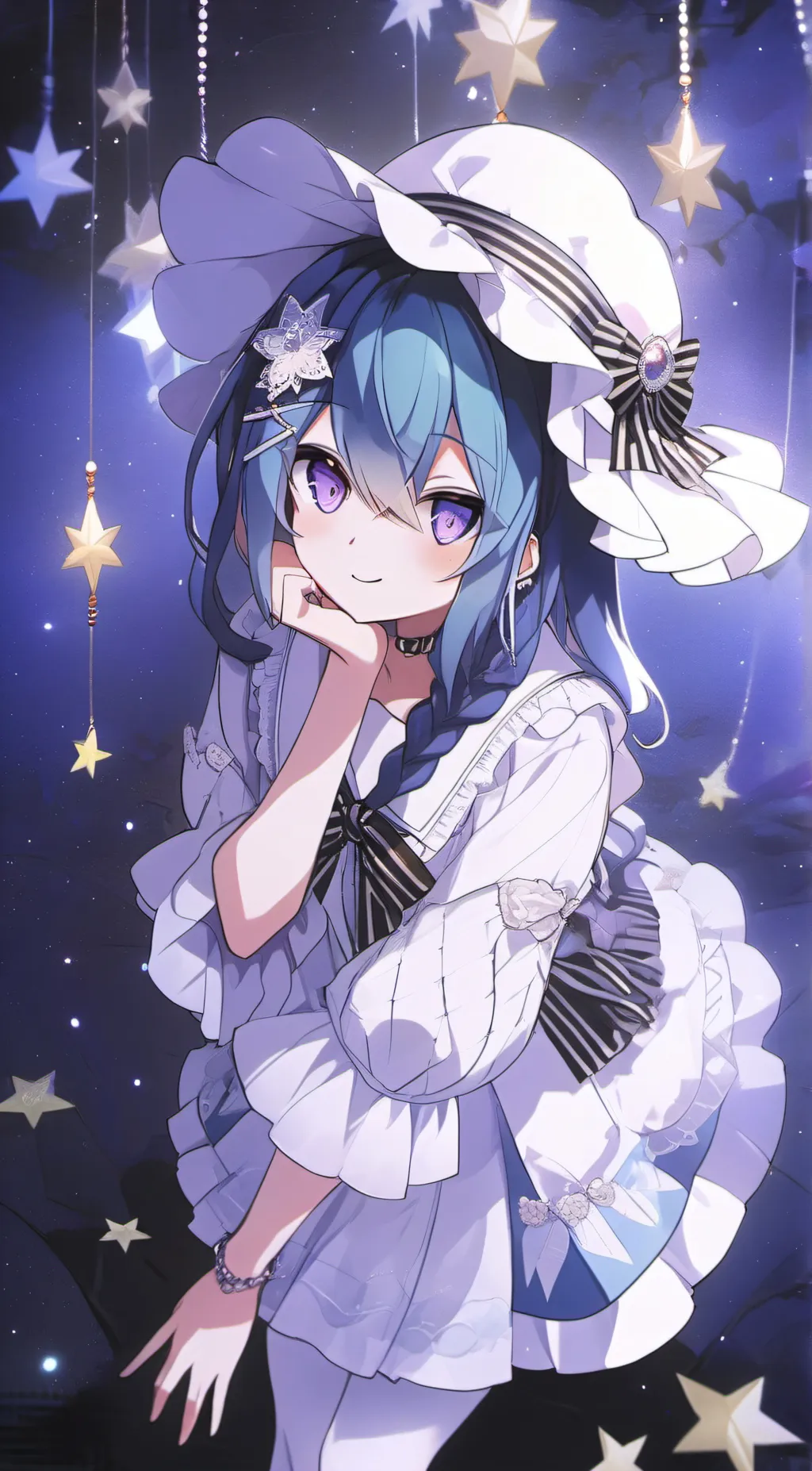 ai character: lunar background