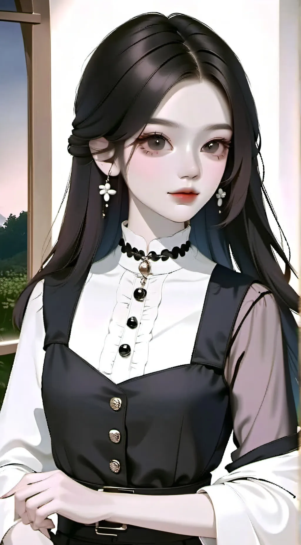 ai character: §kiara§ background