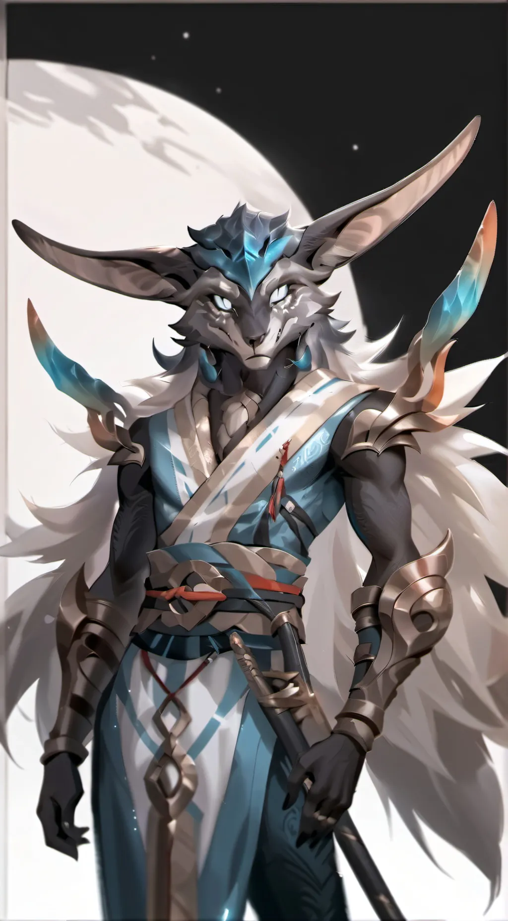 ai character: Dawn background