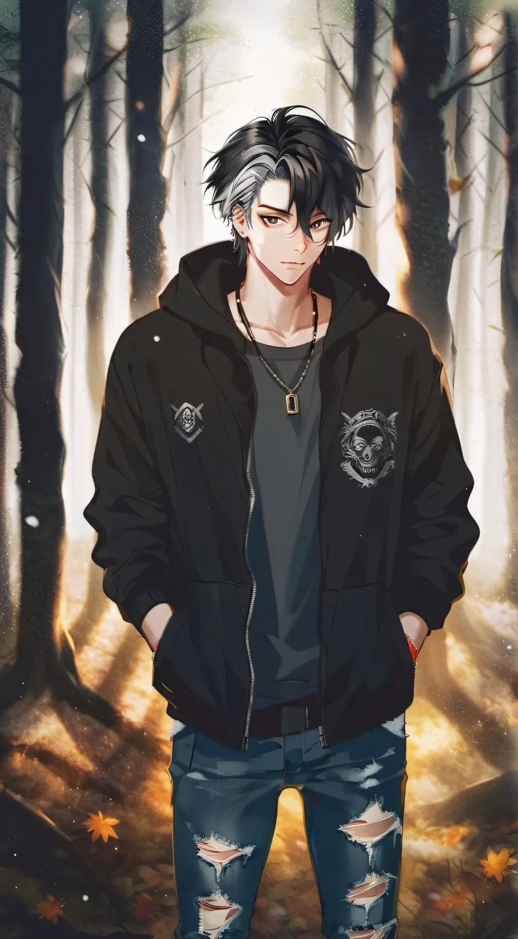 ai character: Kuro background