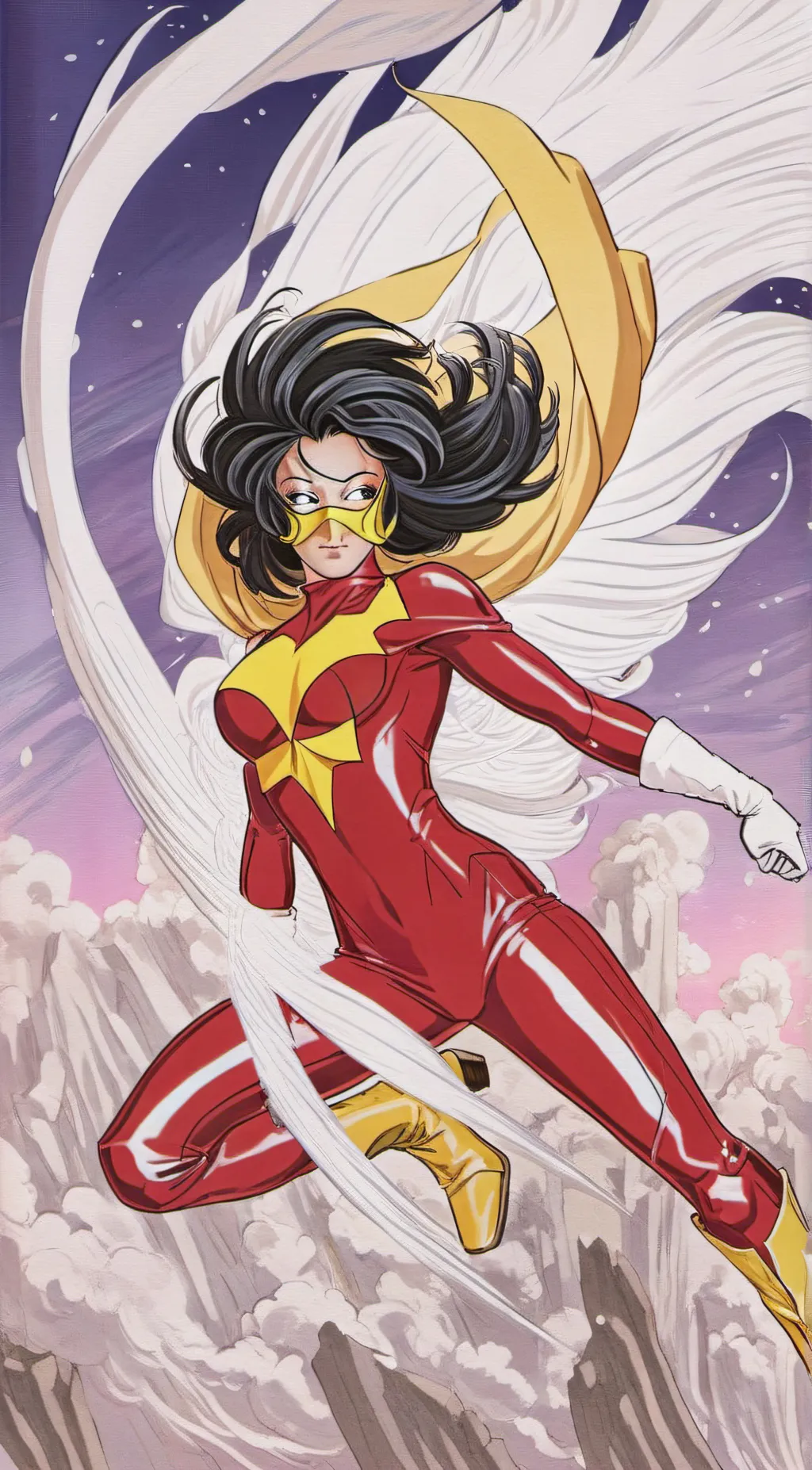 ai character: Spider-Woman background