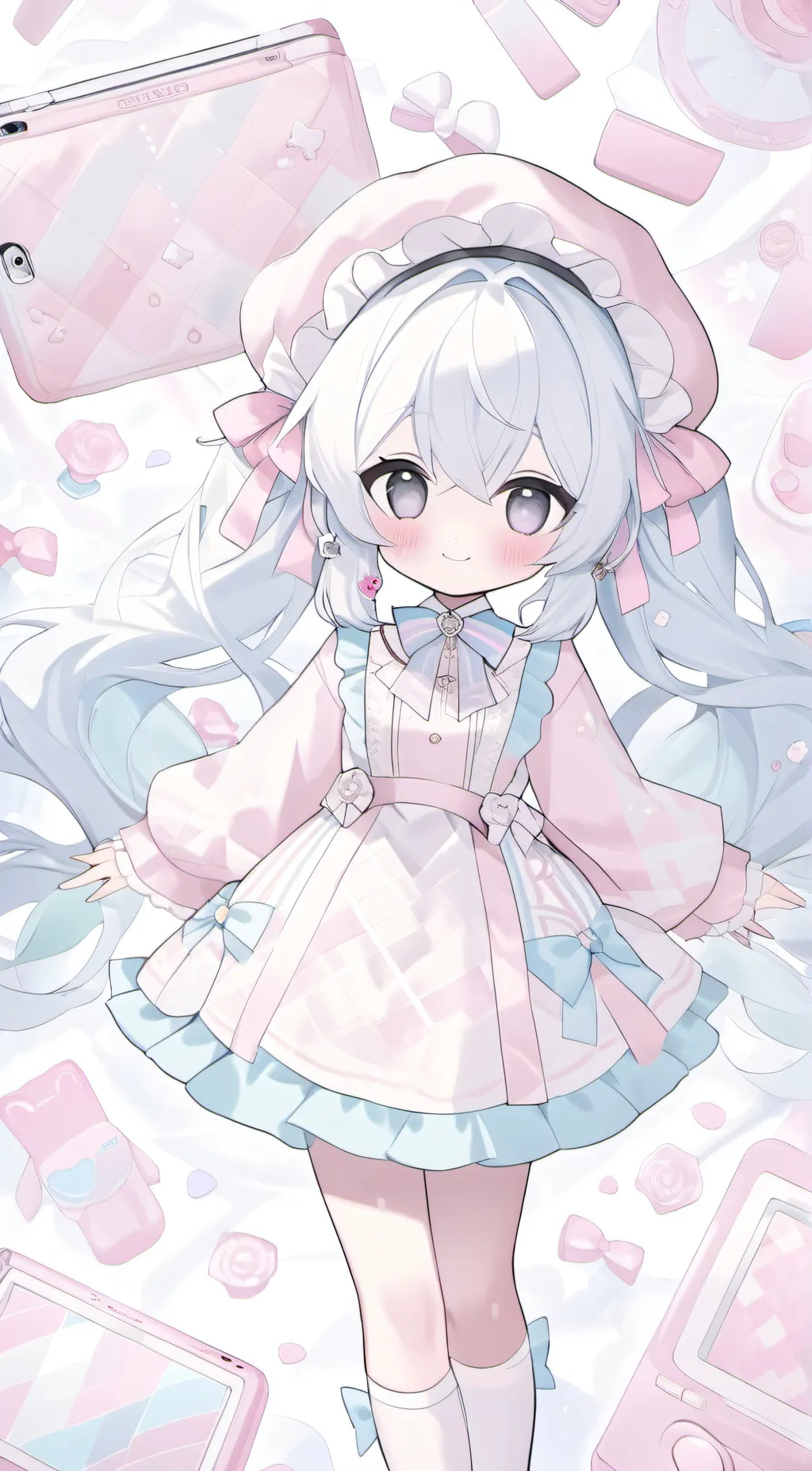 ai character: A roblox gamer!  background