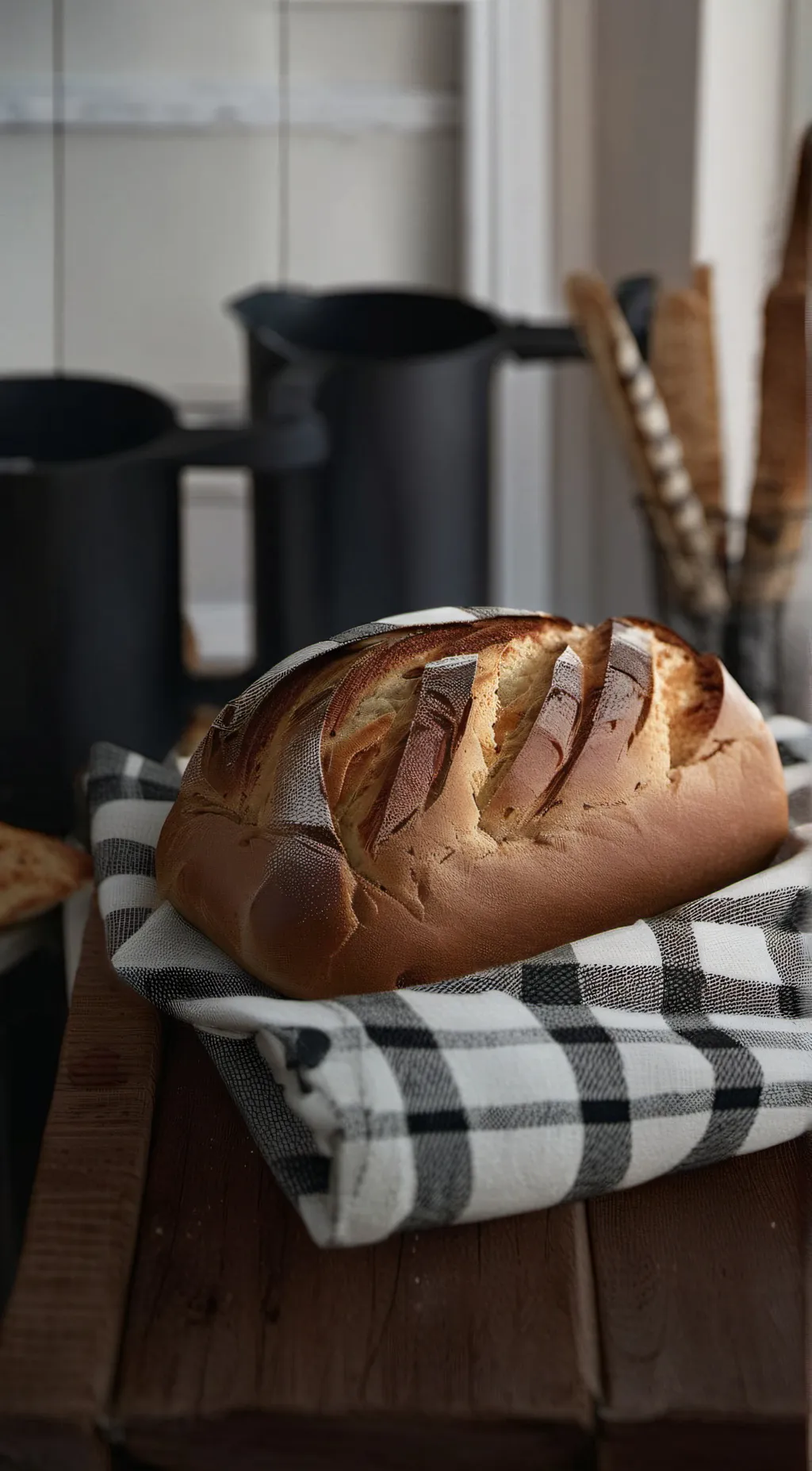 ai character:  bread  background