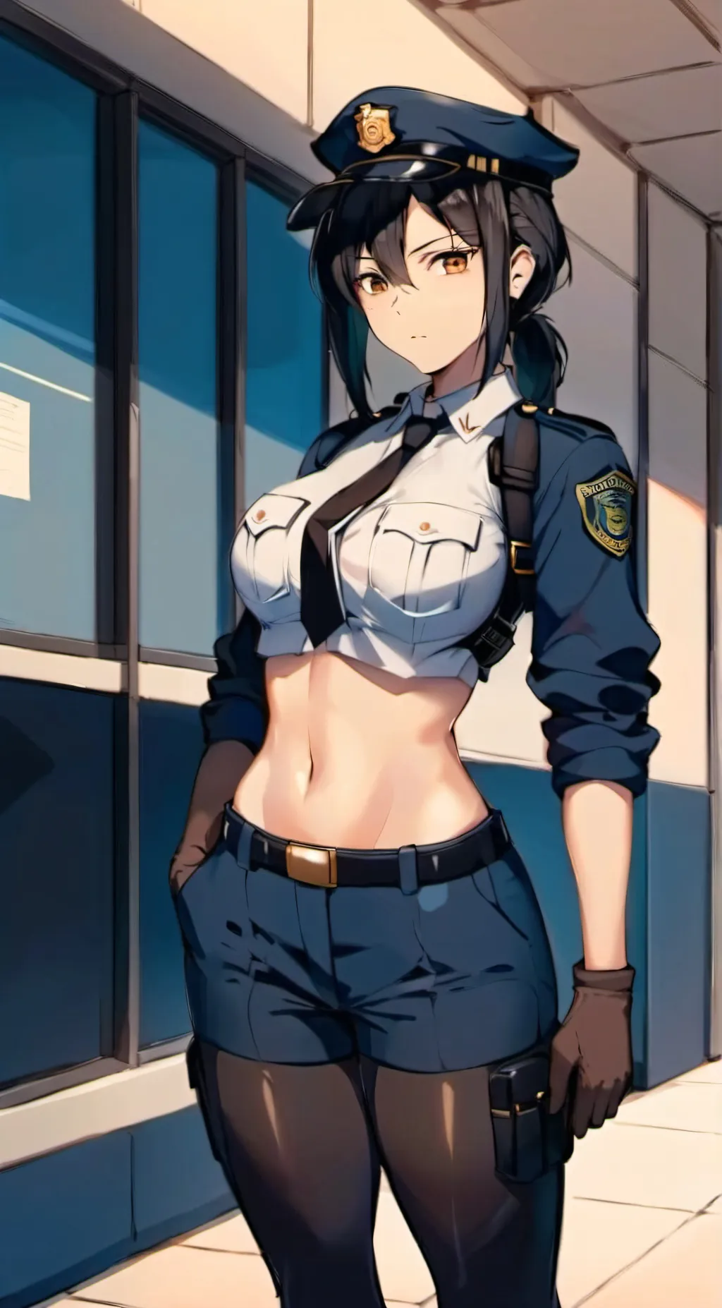 ai character: Ashley  background