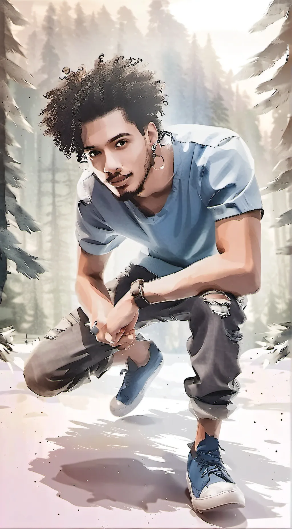 ai character: caprii background