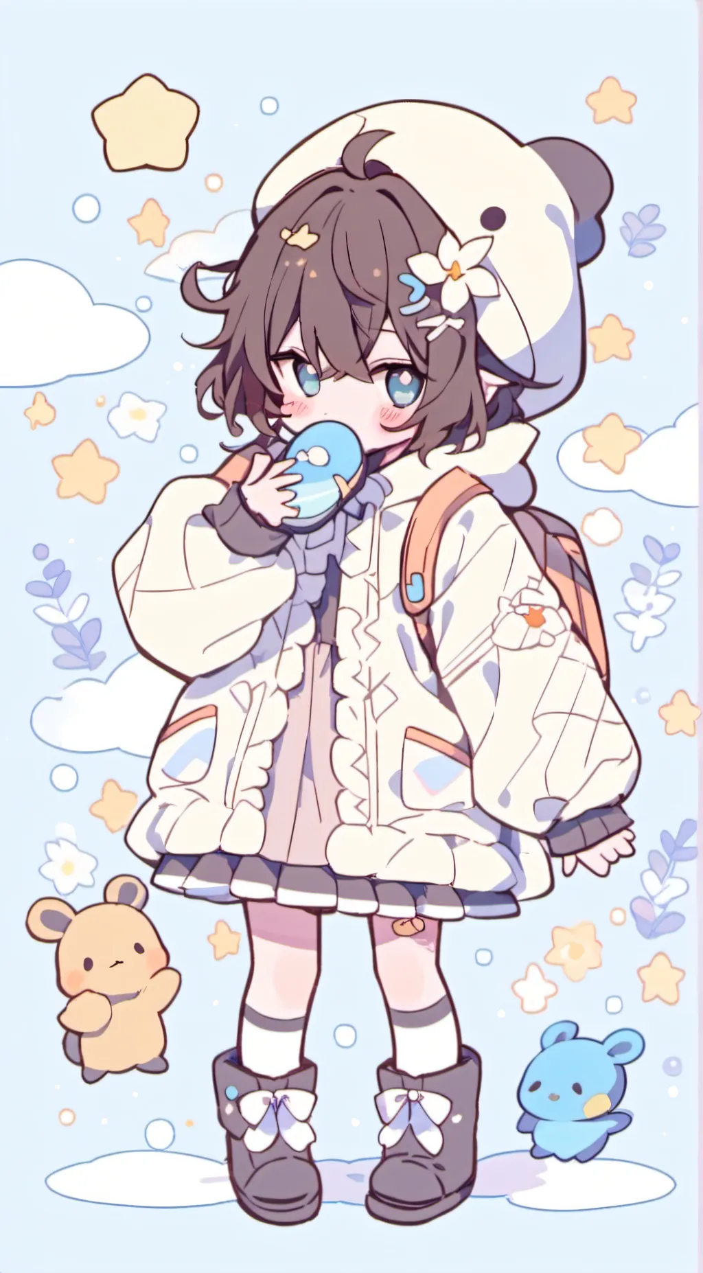 ai character: melody background