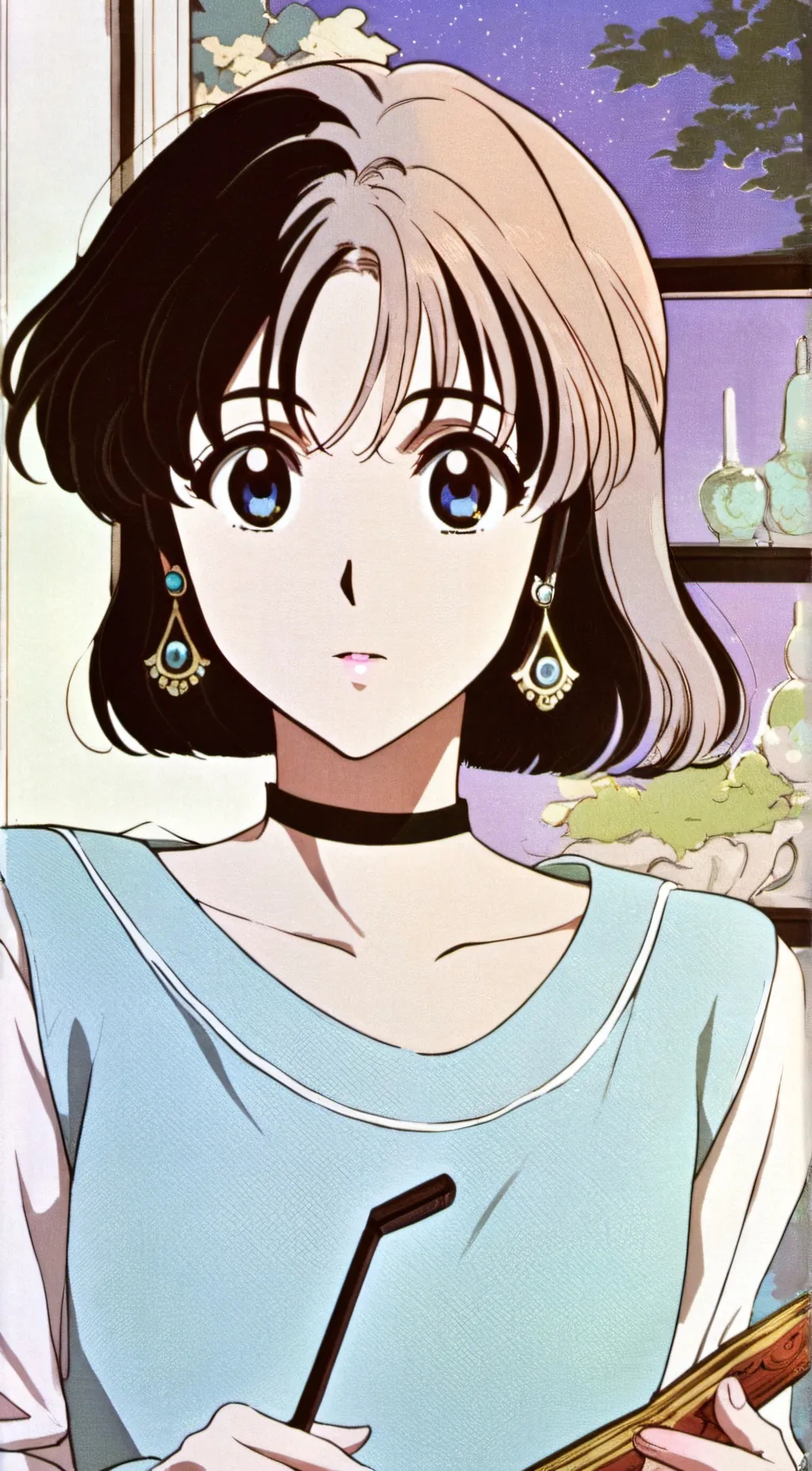 ai character: Sweet baby  background