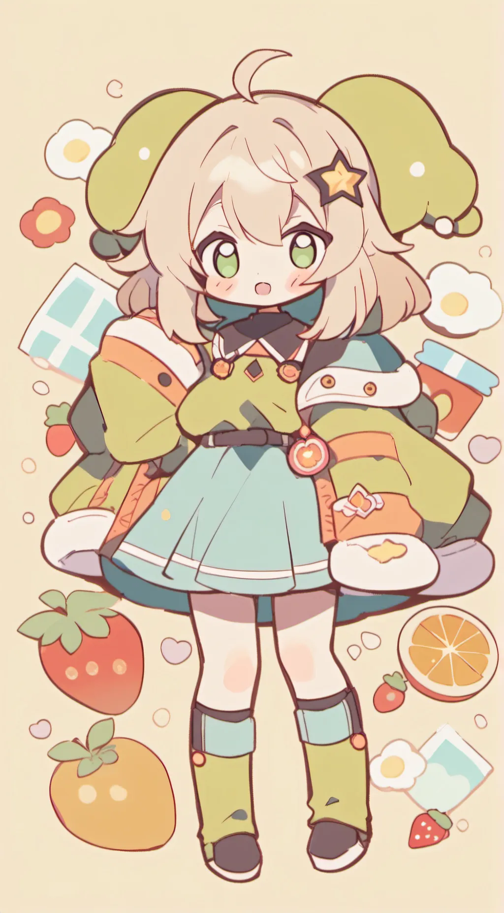 ai character: sus Girl background