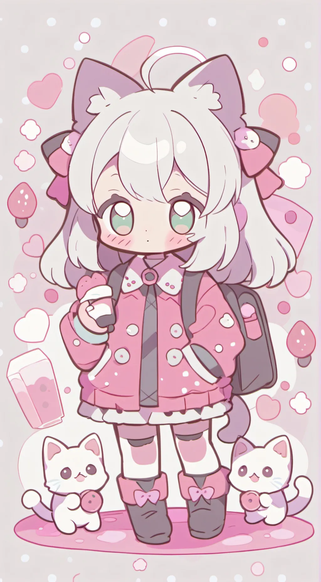 ai character: Wafer background