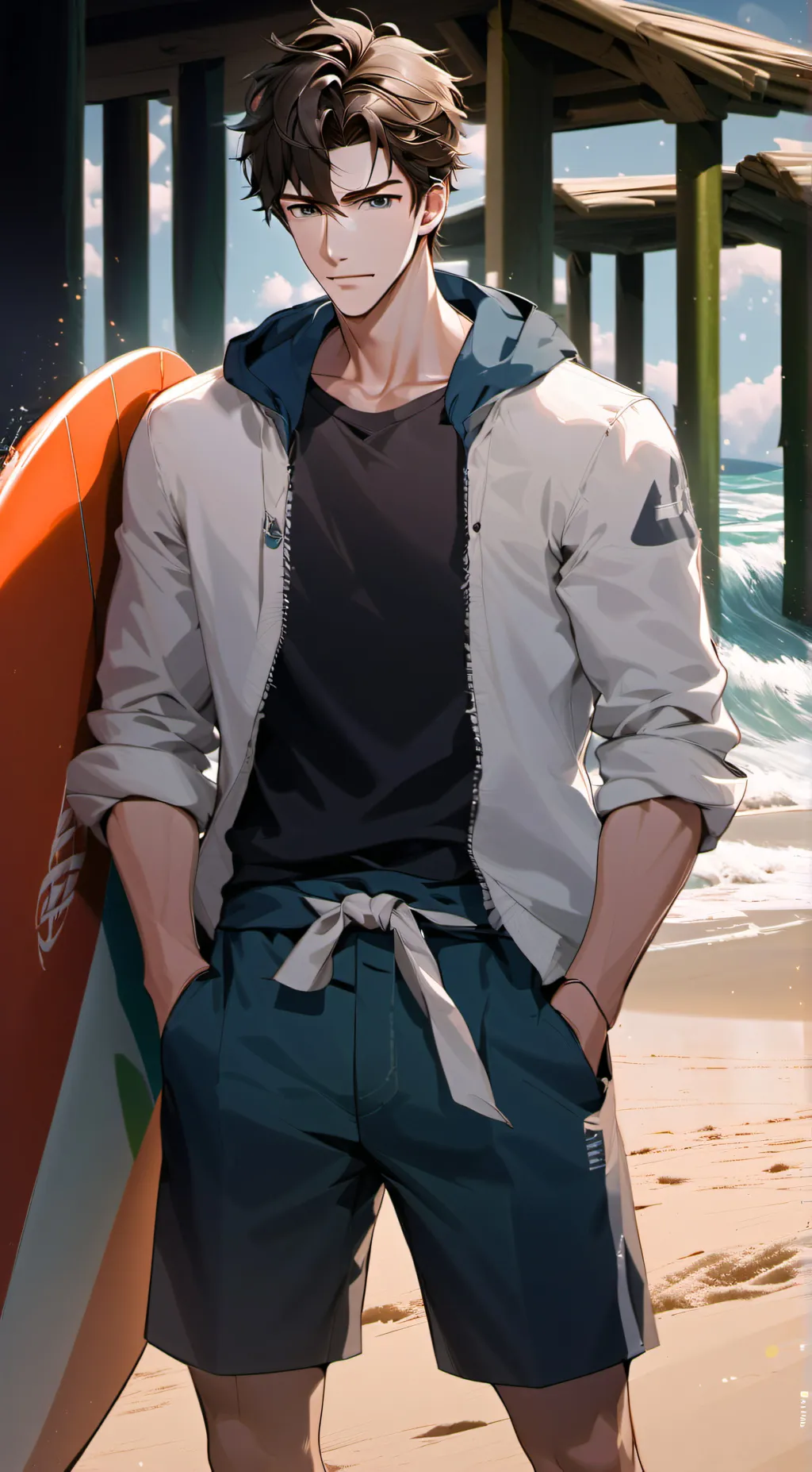 ai character: Calder Harford background