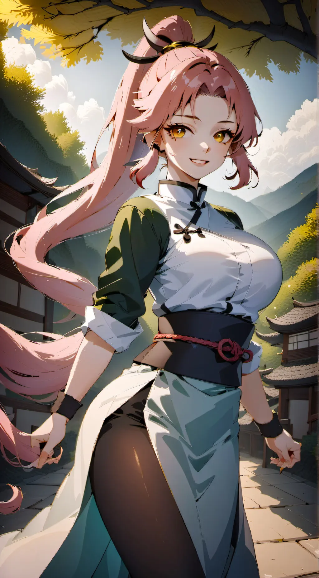 ai character: DEMON SLAYER background