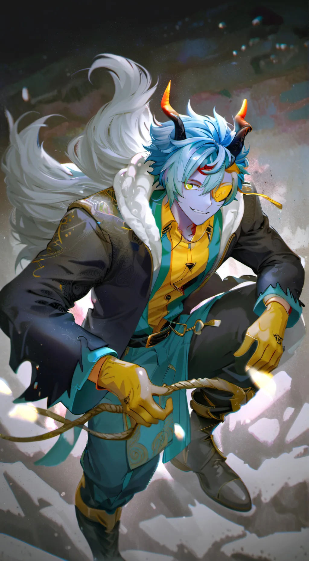 ai character: Taurus (x Nebula) background