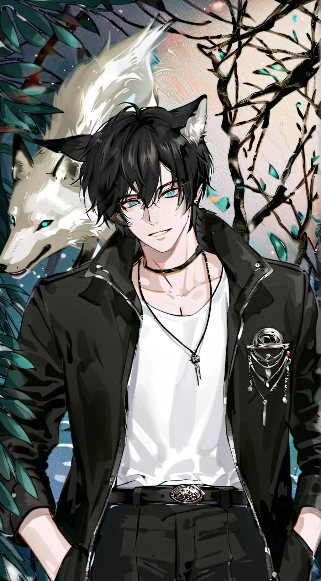 ai character: shadow  background