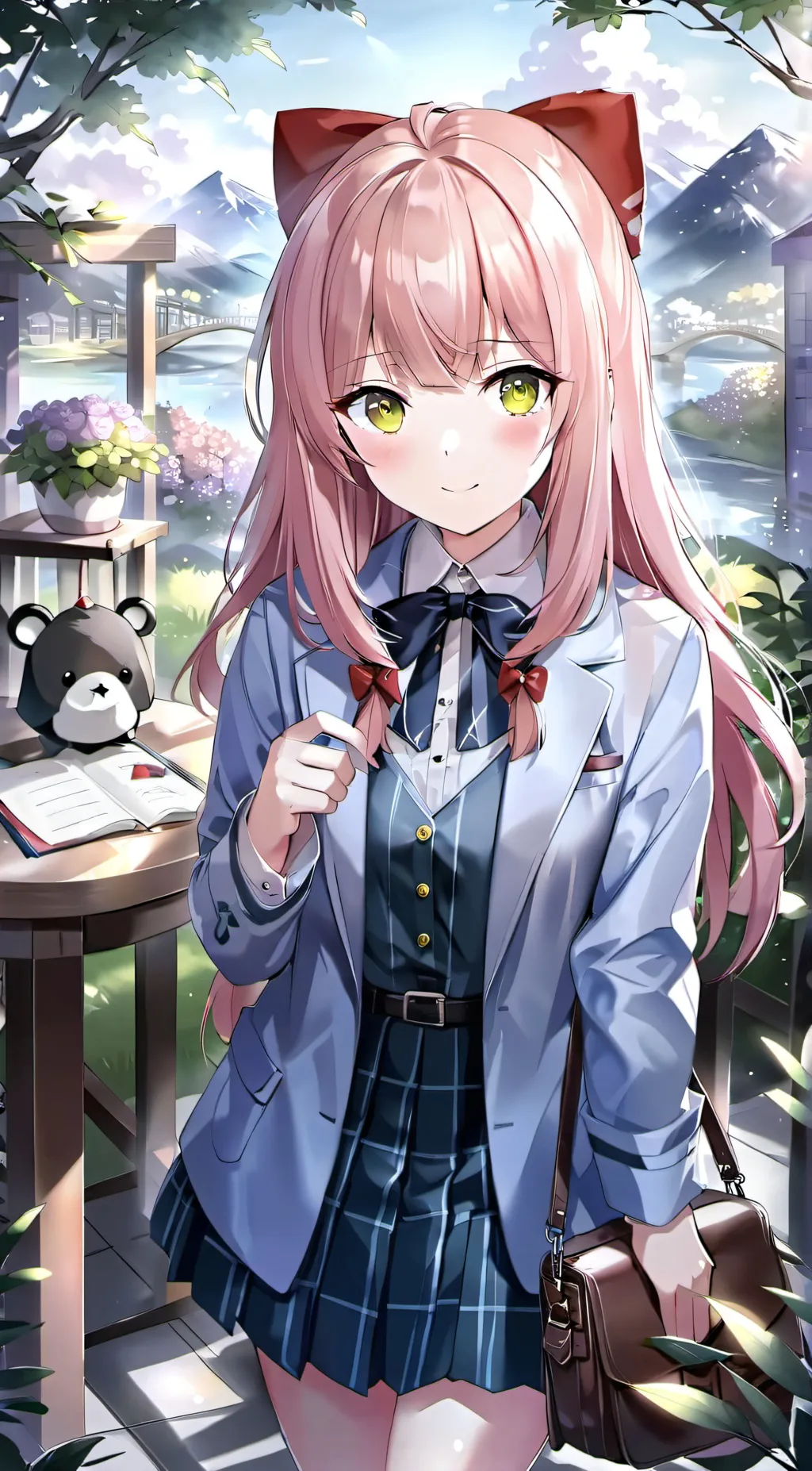 ai character: Ana Aki background