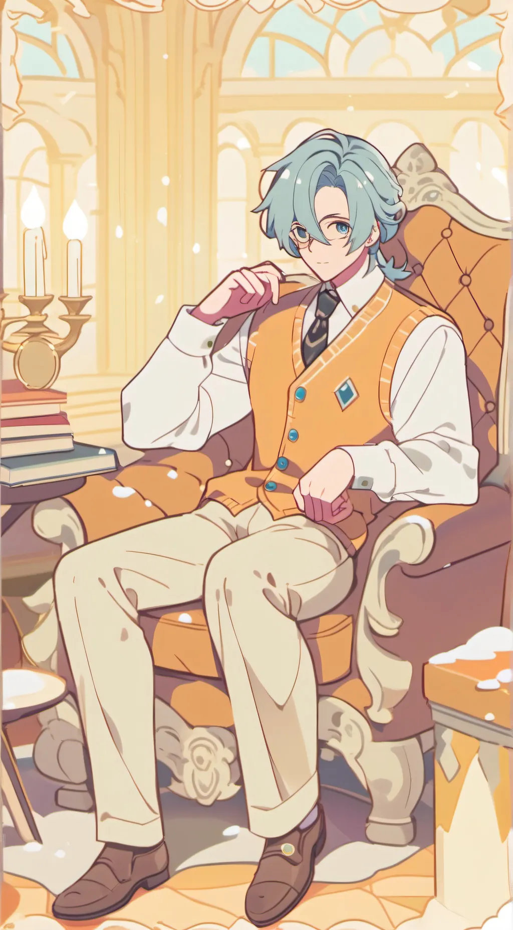 ai character: Cuphead background