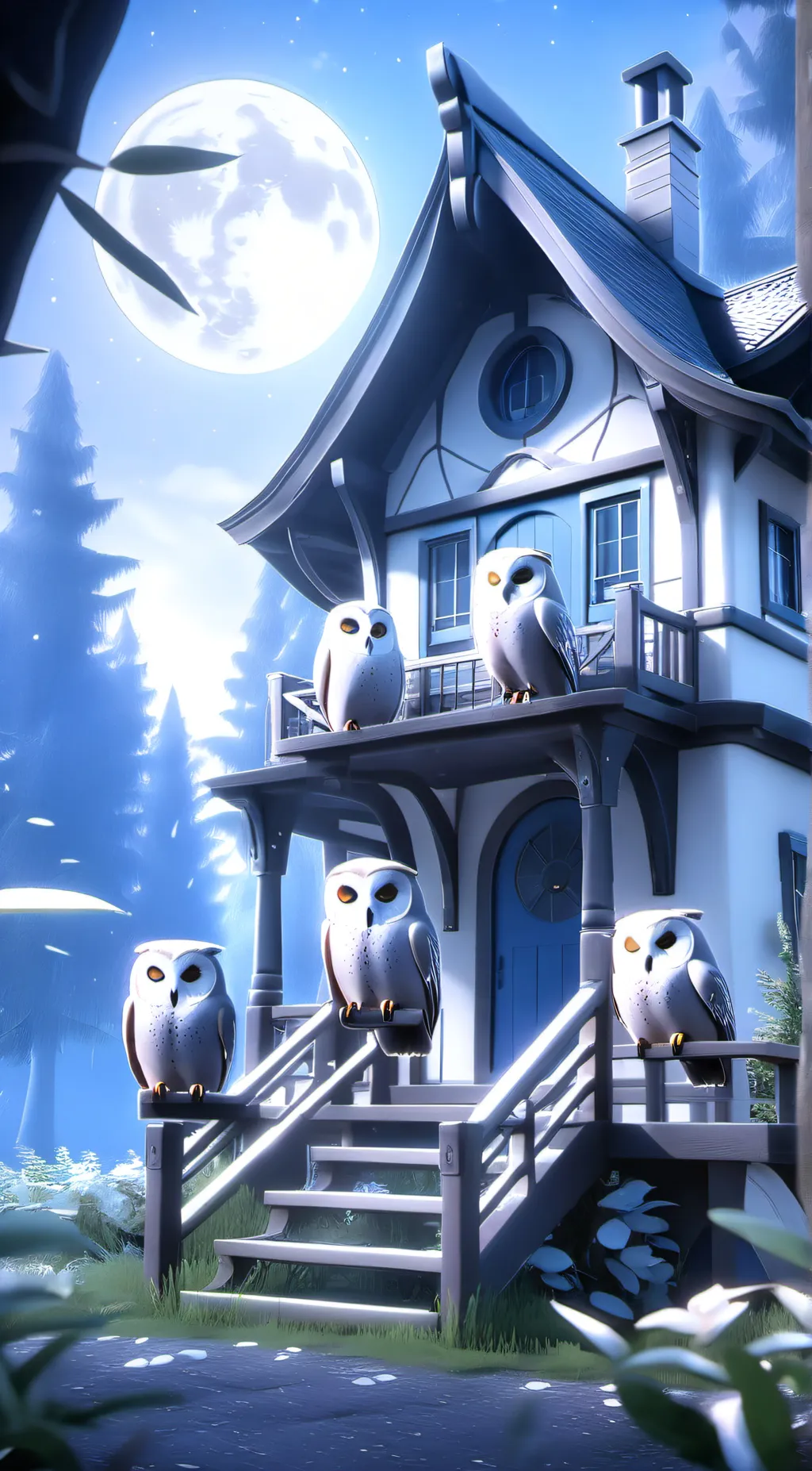 ai character: owl house background