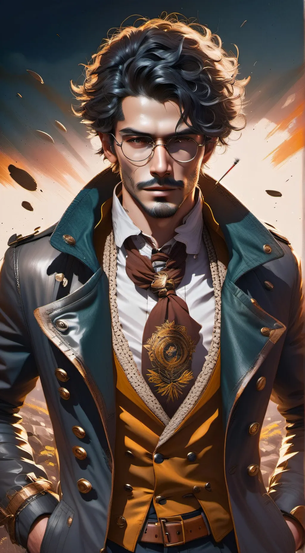 ai character: Max barrens  background