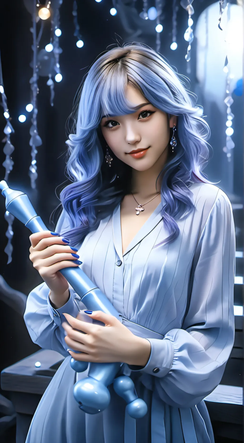 ai character: Sapphire background