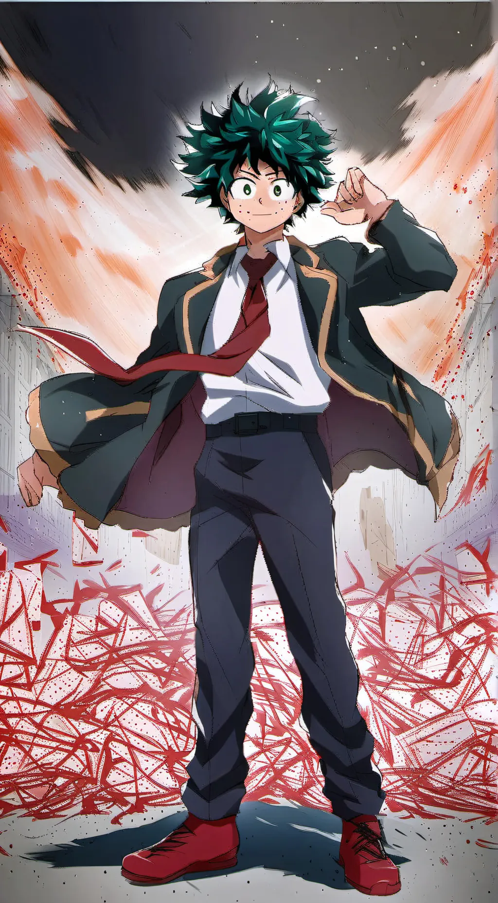 ai character: Deku background