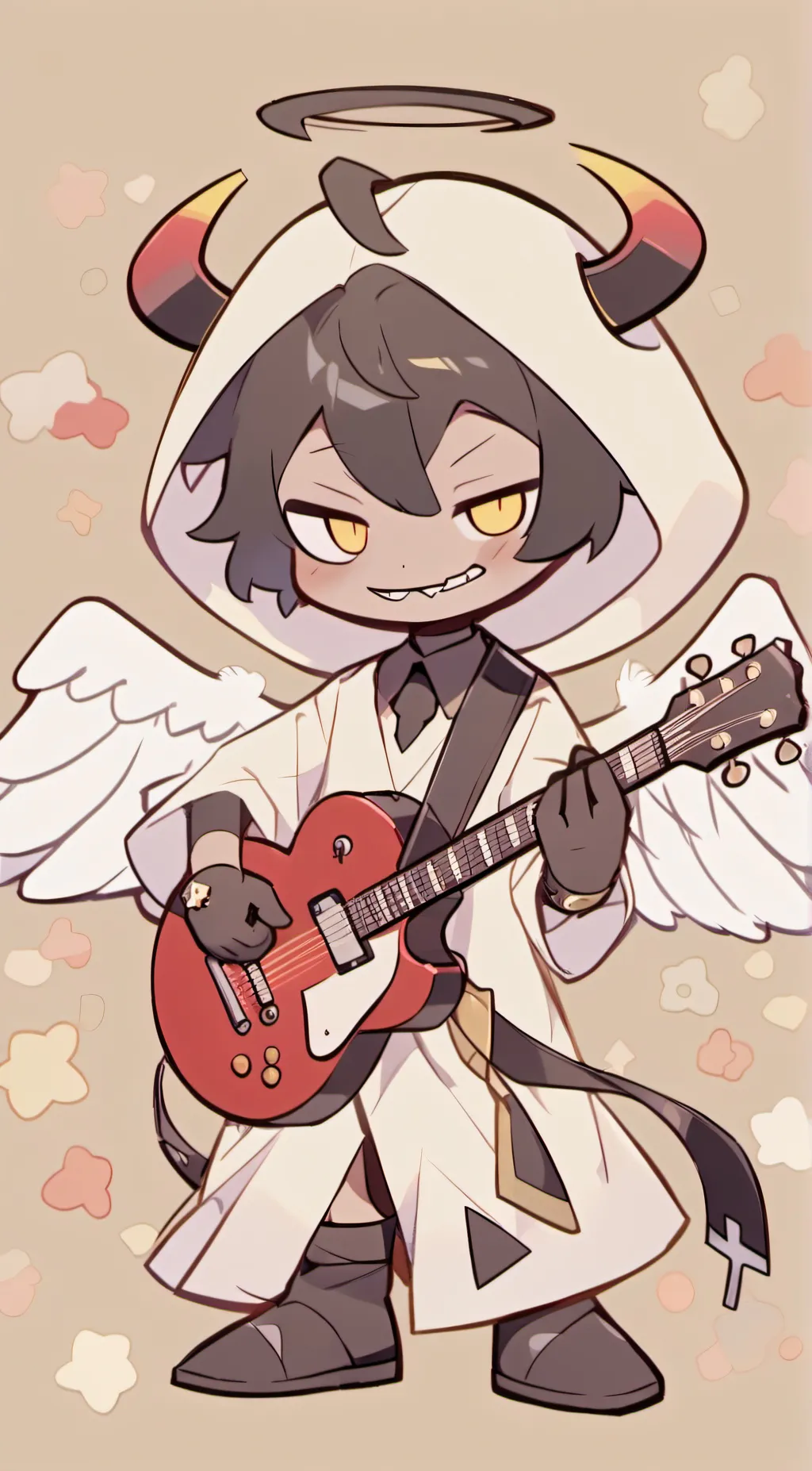 ai character: Adam but... MINI background