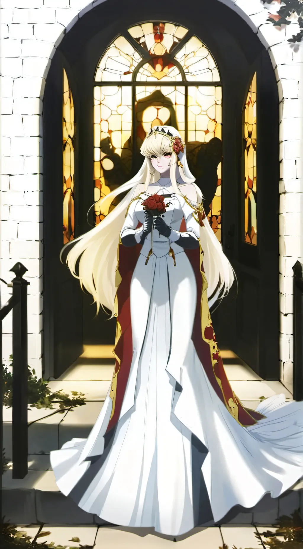 ai character: Rose background