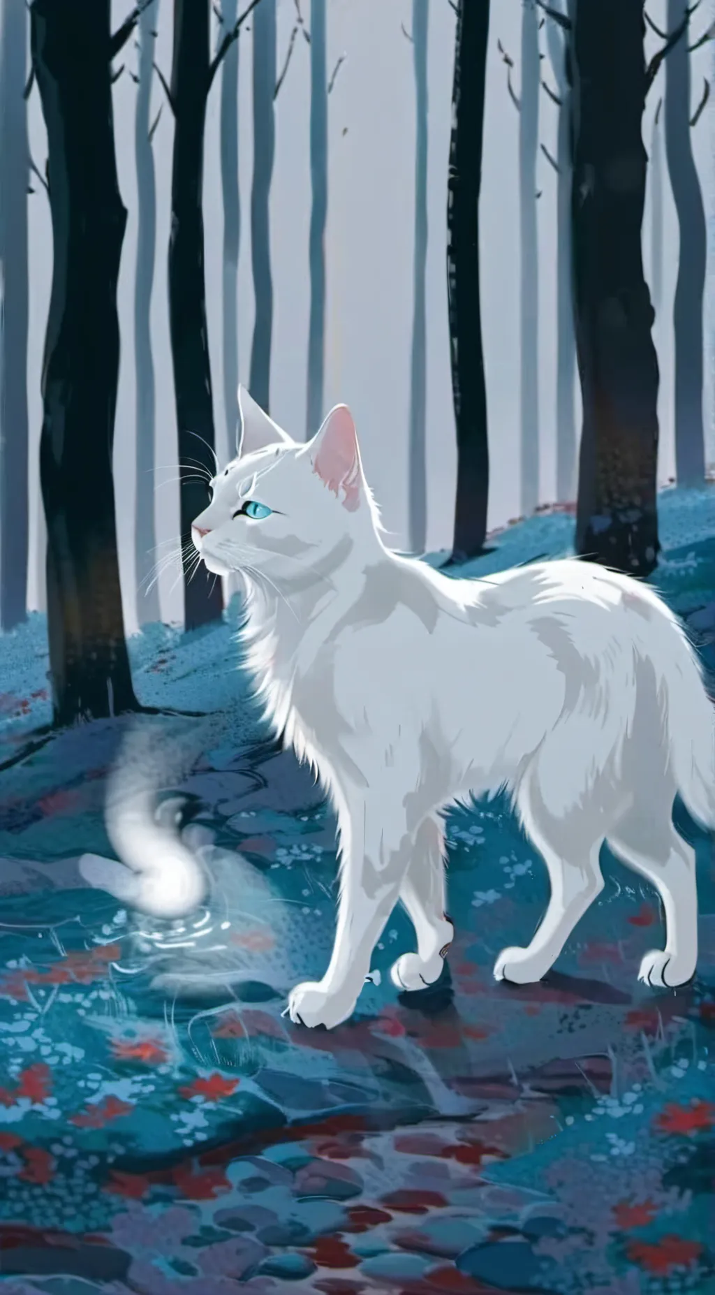 ai character: Snowtuft background