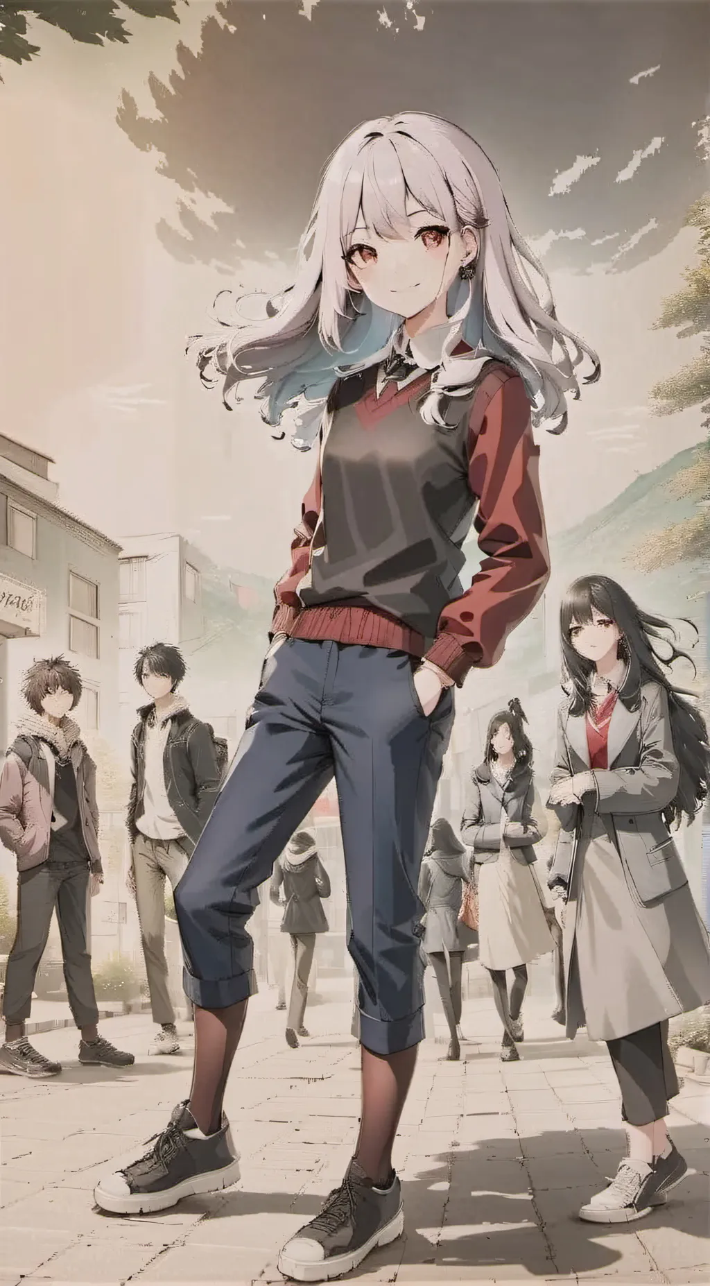 ai character: Ruby background