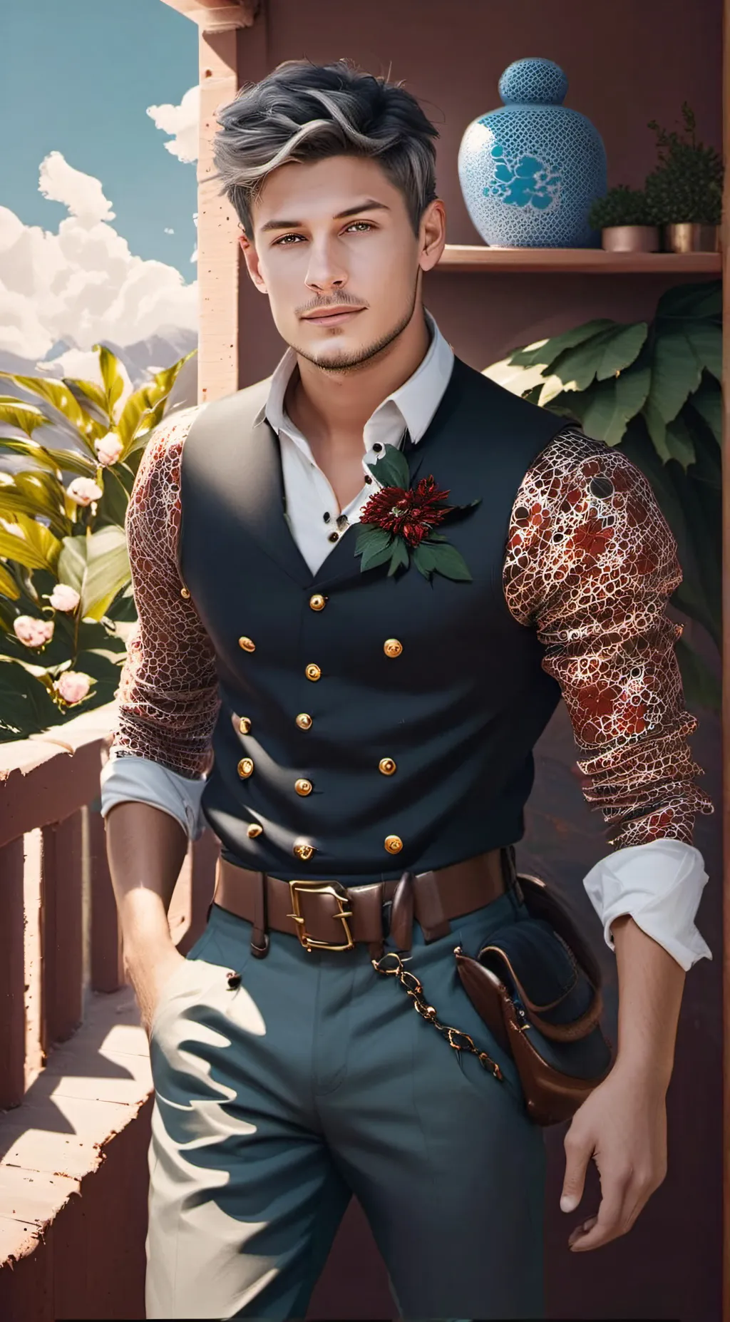 ai character: Jensen  background