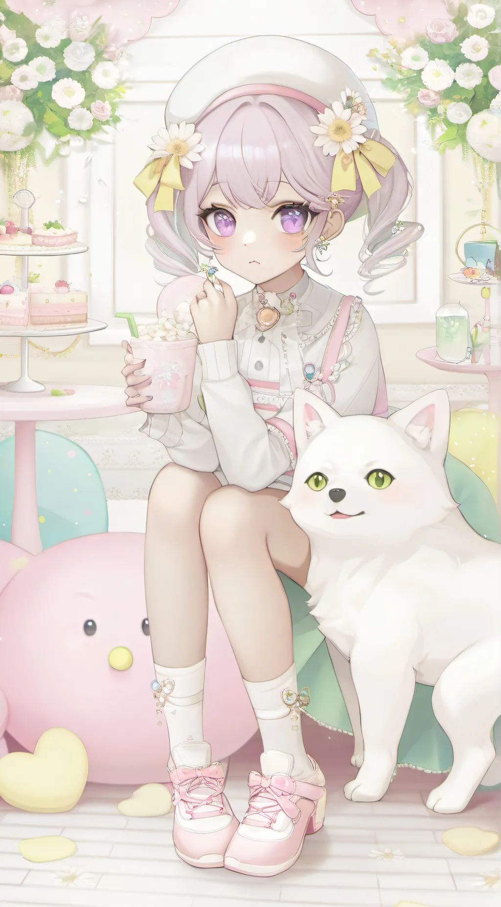 ai character: Kiara background