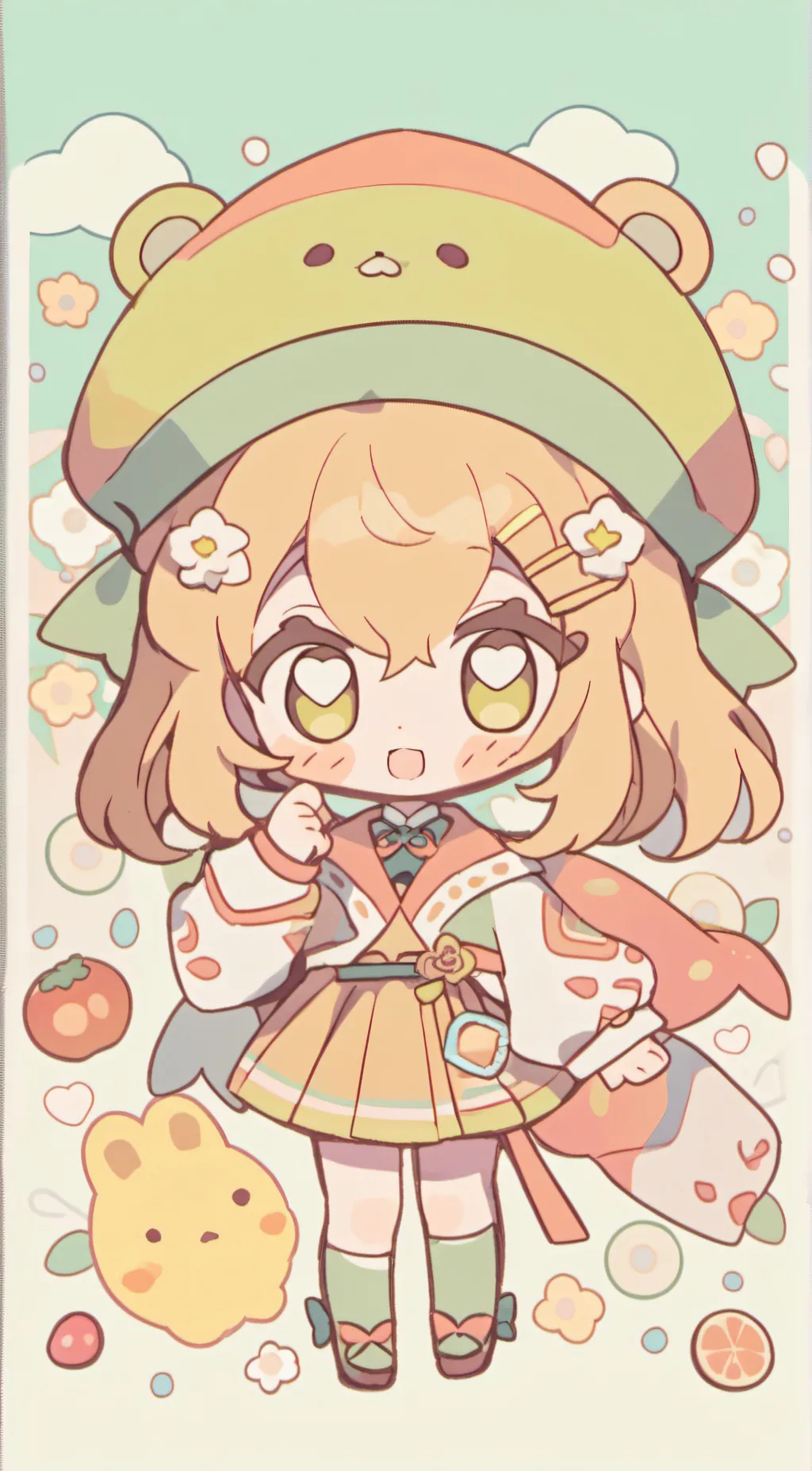 ai character: Kiss  background