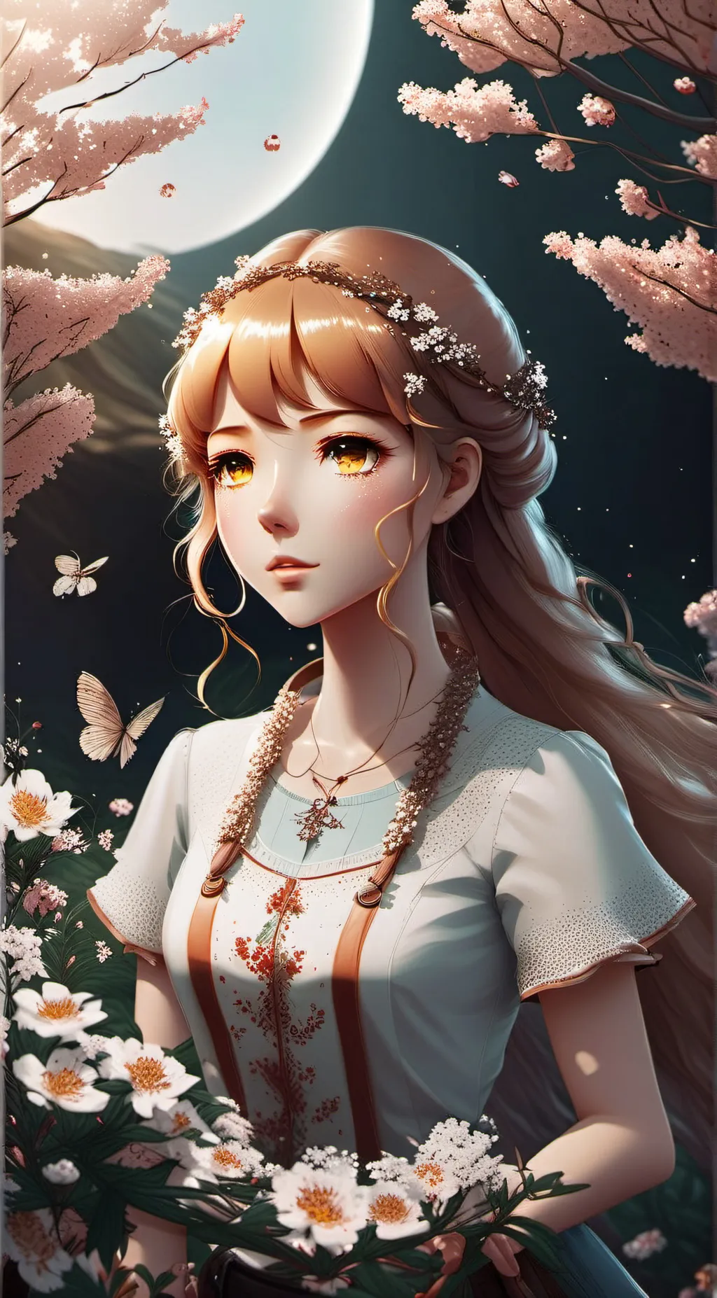 ai character: Aria background