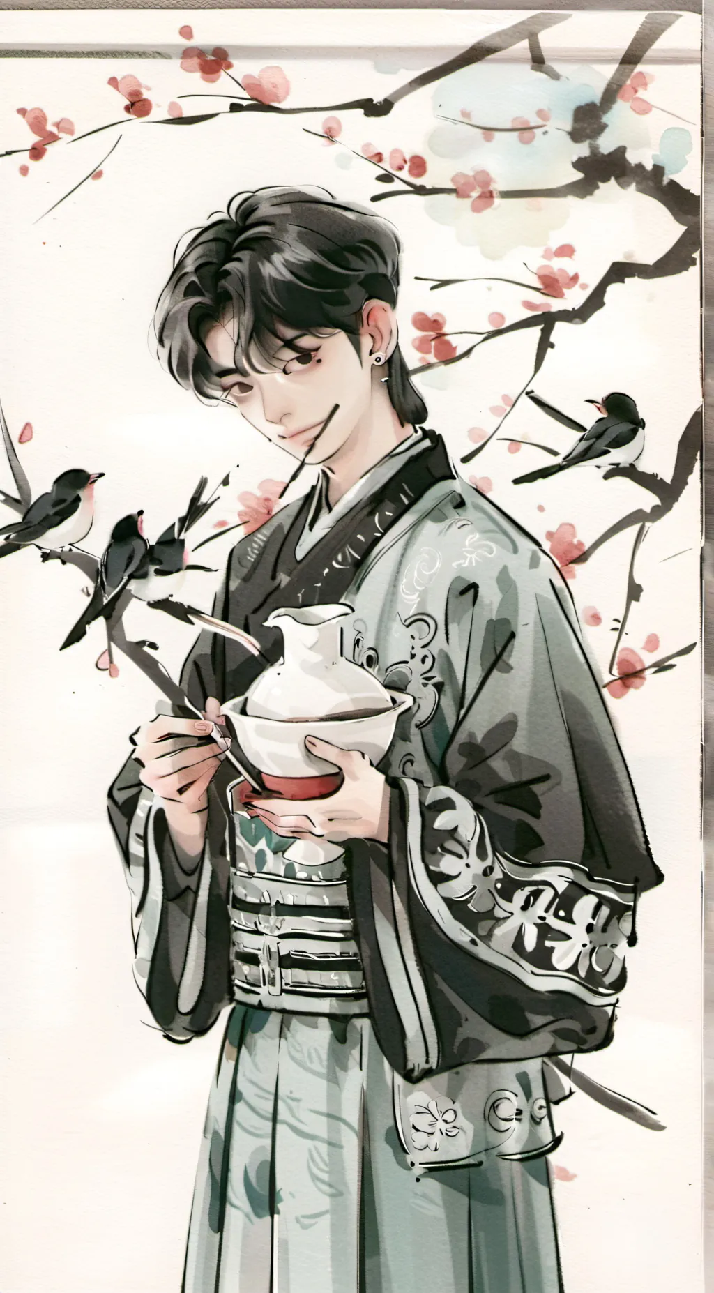 ai character: Harold Melvin  background