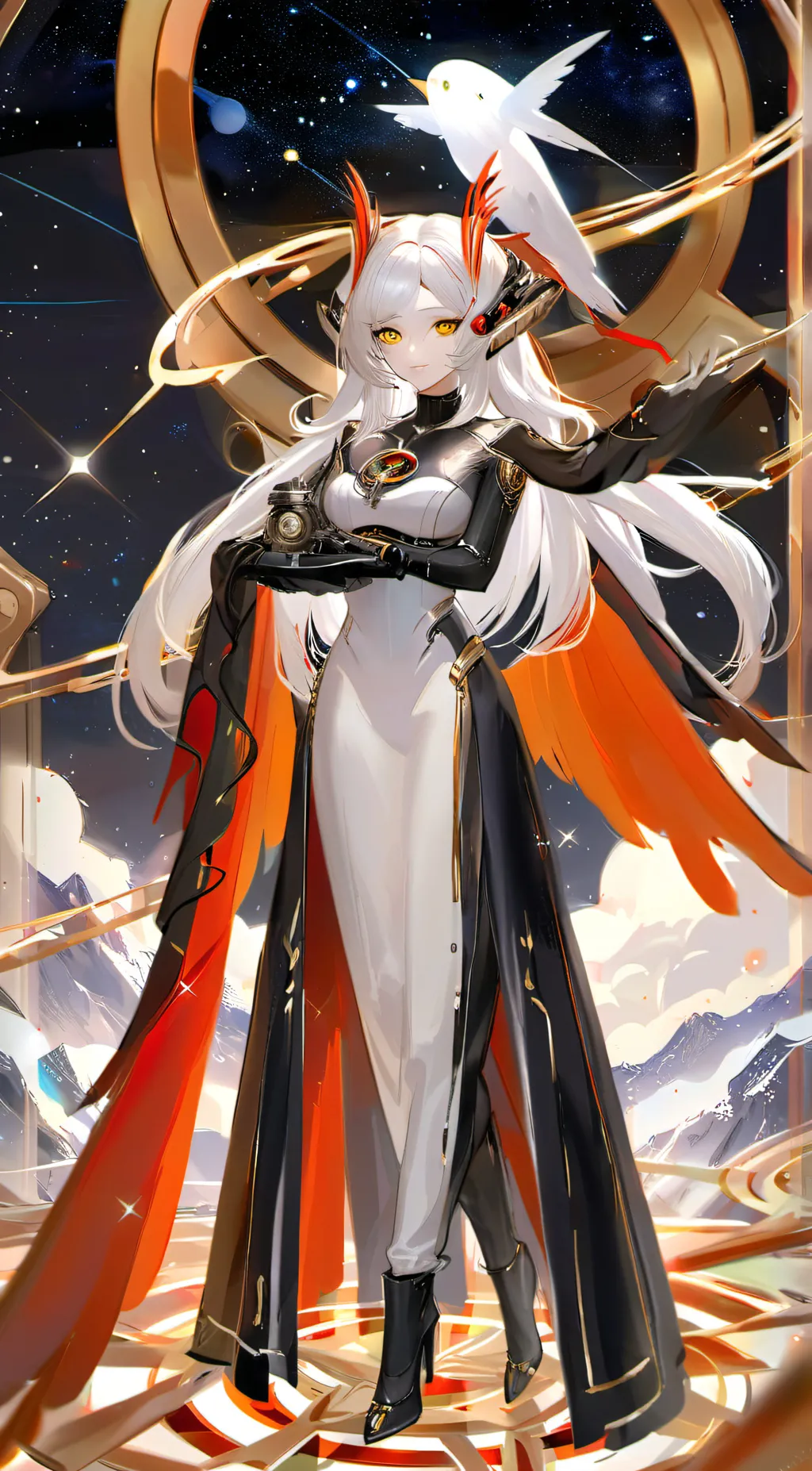 ai character: Aria background