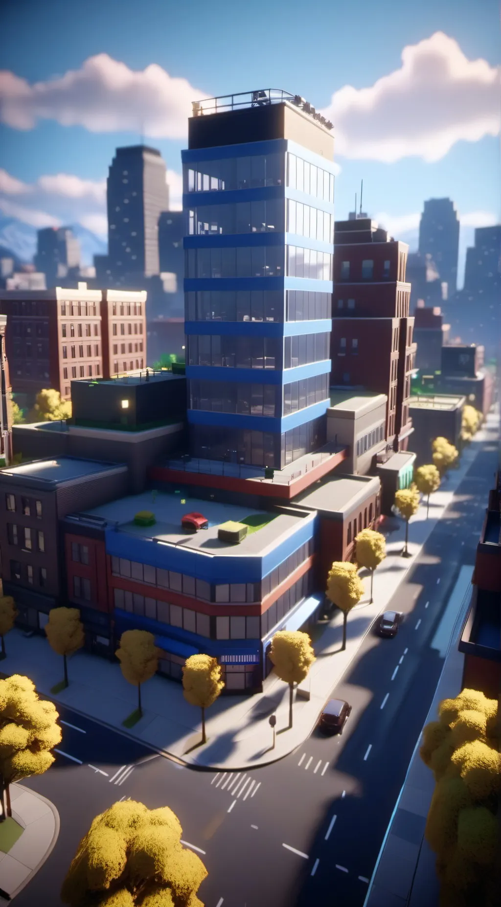 ai character: Rōblox city! background