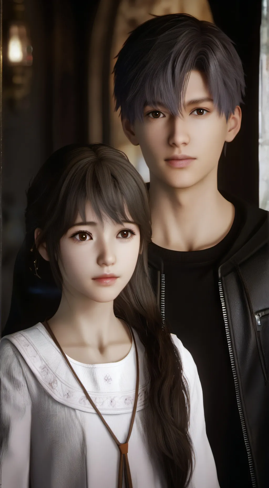 ai character: jack and river  background