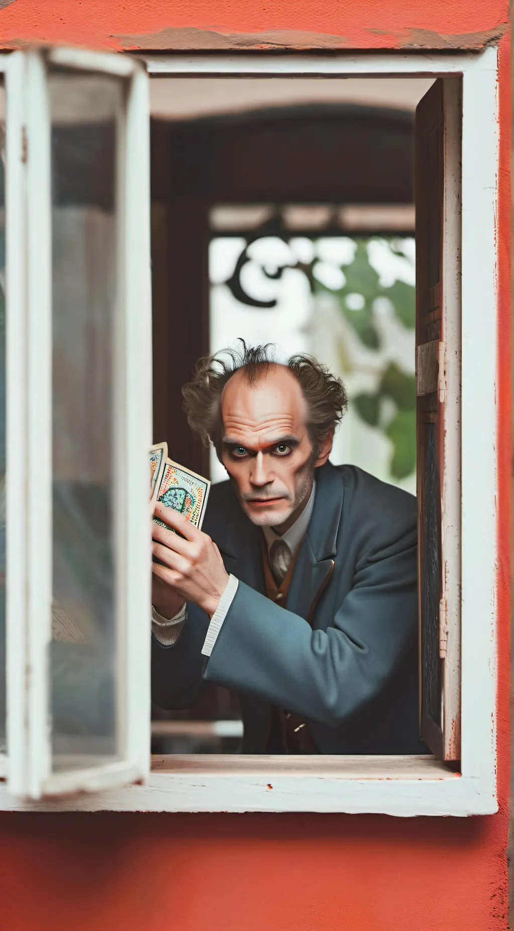 ai character: Count olaf background