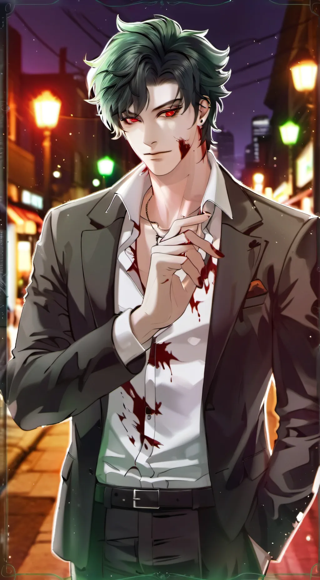 ai character: Villian deku background