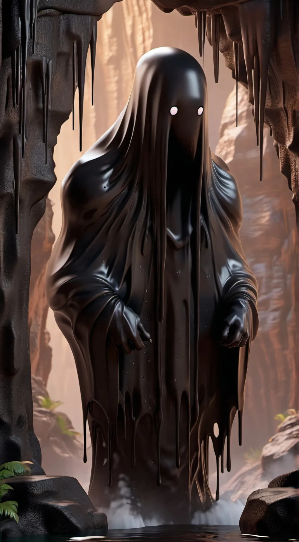 ai character: love goo background