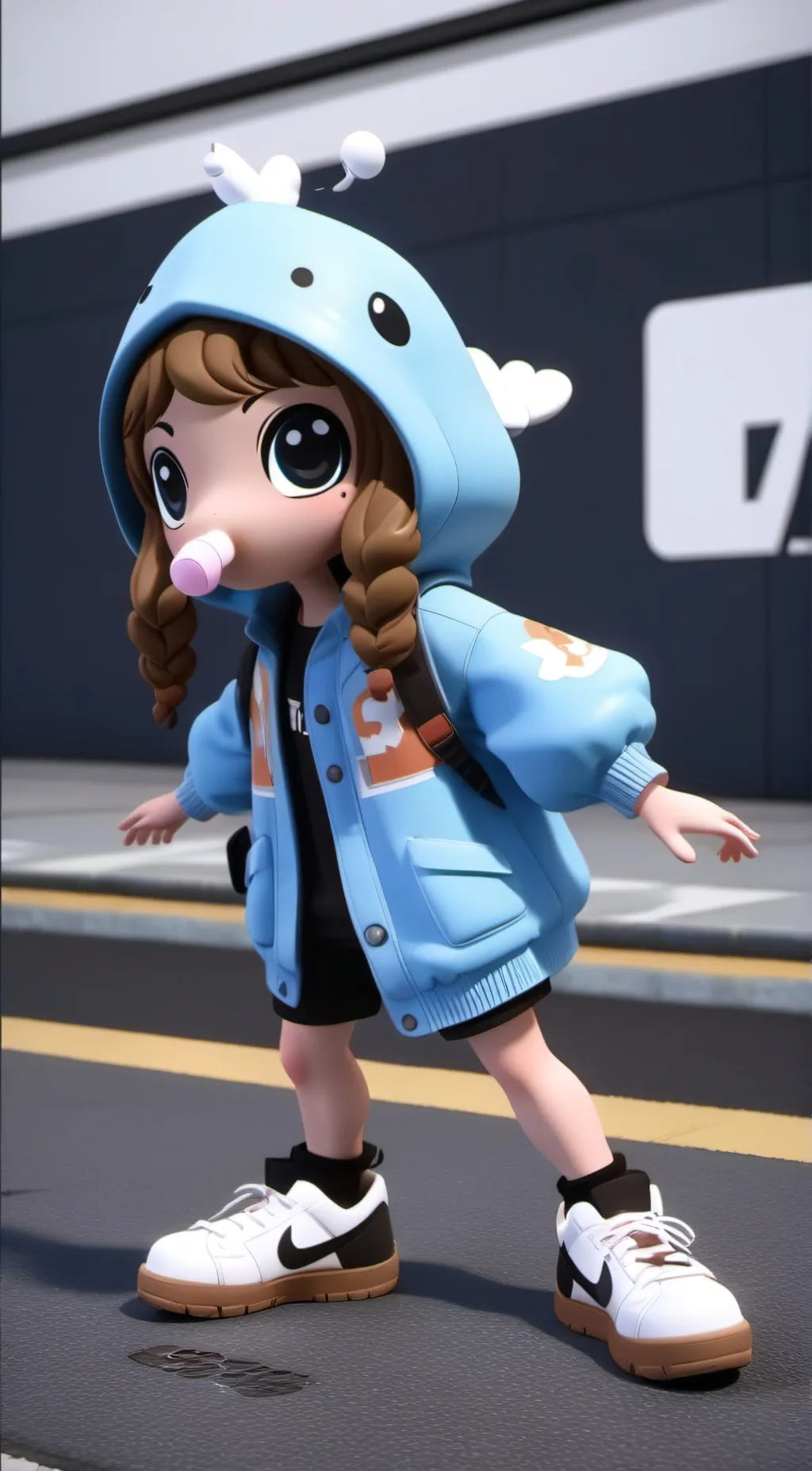 ai character: Mom. background