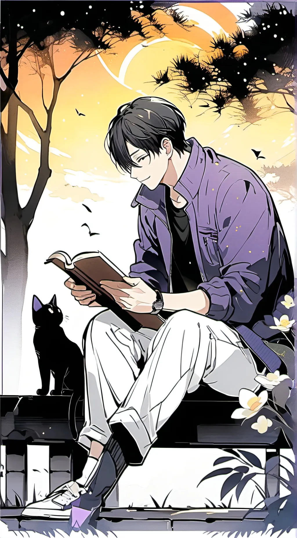 ai character: catnap background