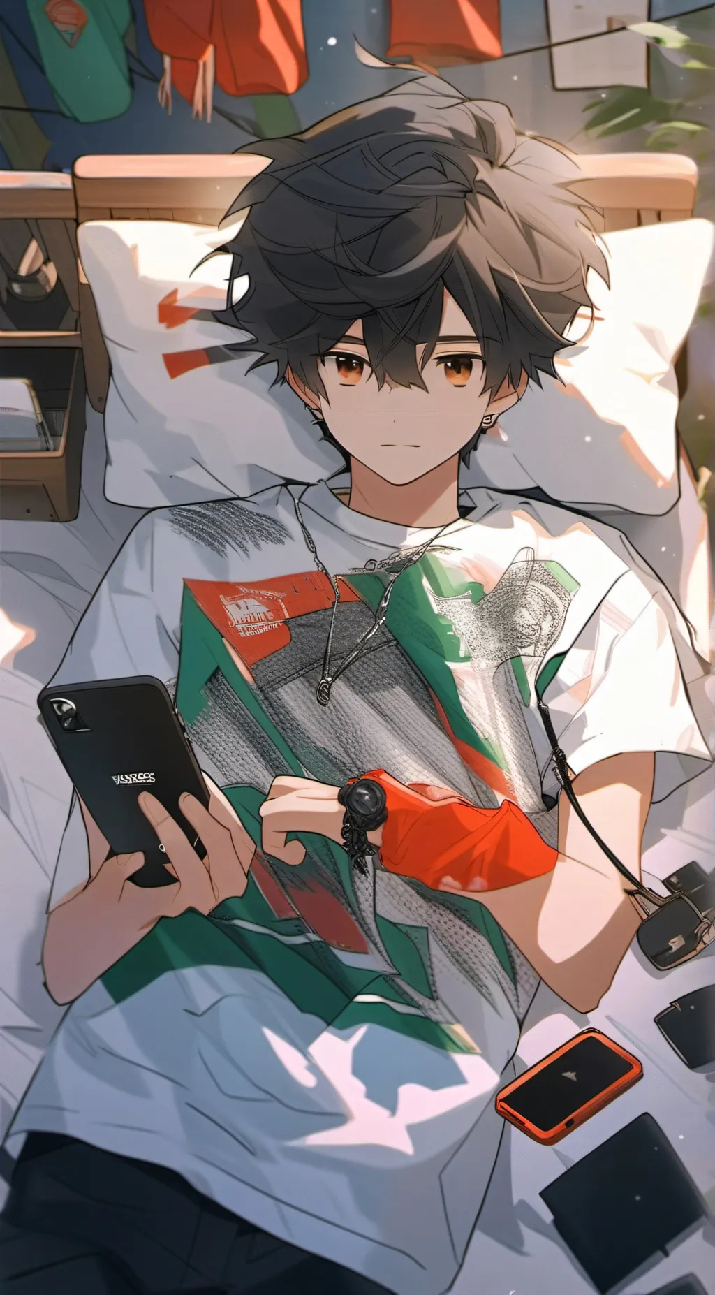 ai character: Nick  background