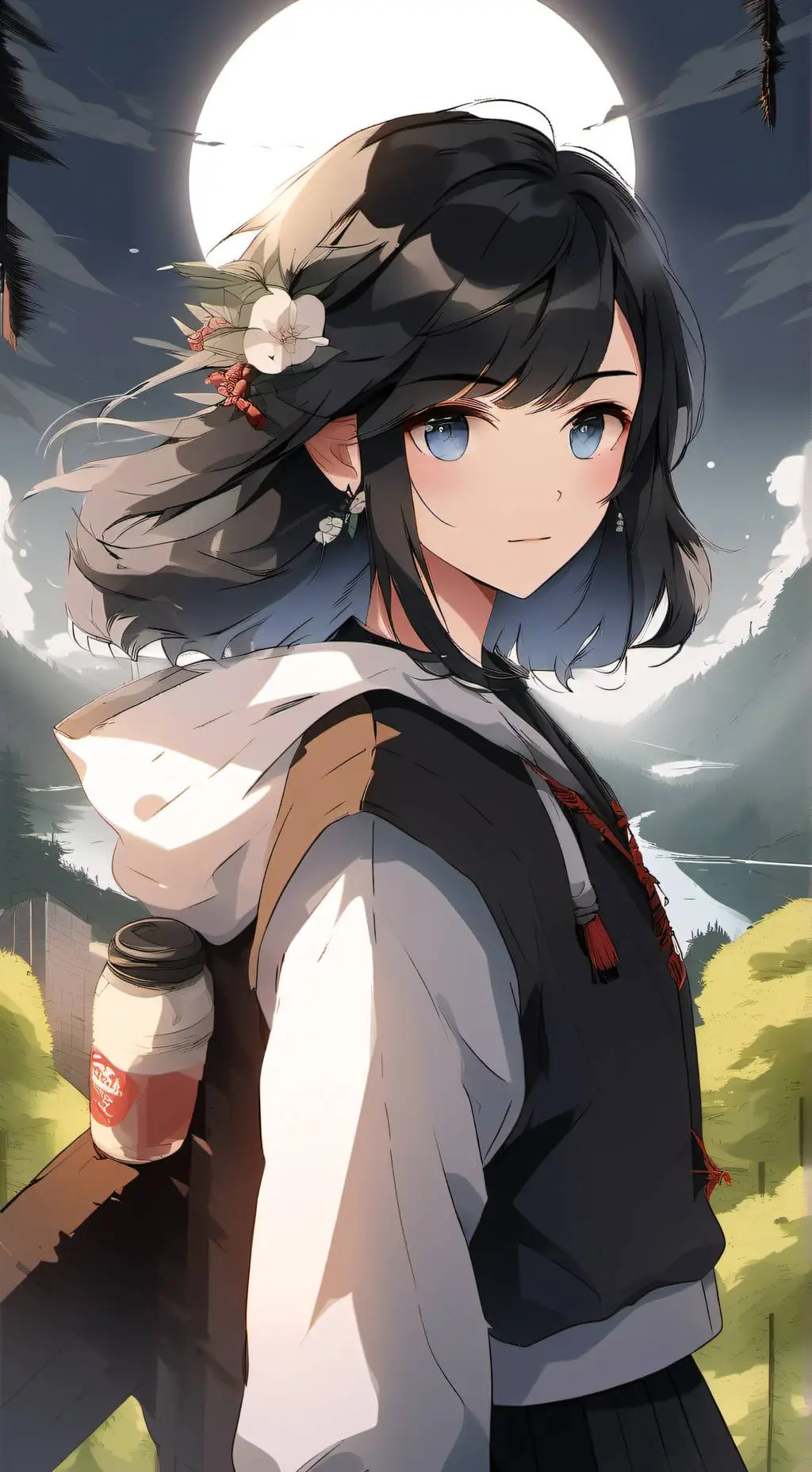 ai character: Eiko background