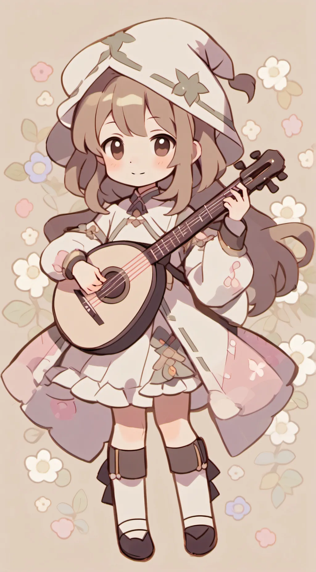 ai character: Husk/lute background