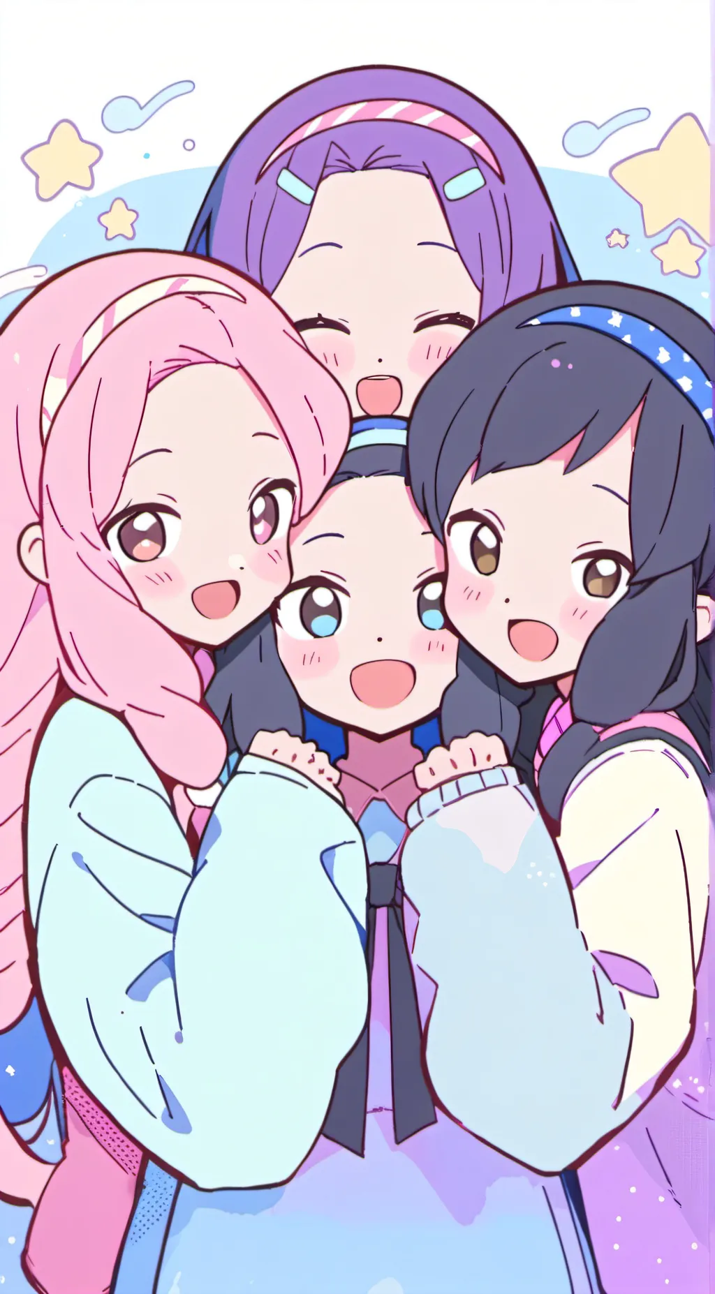 ai character: the four friends background