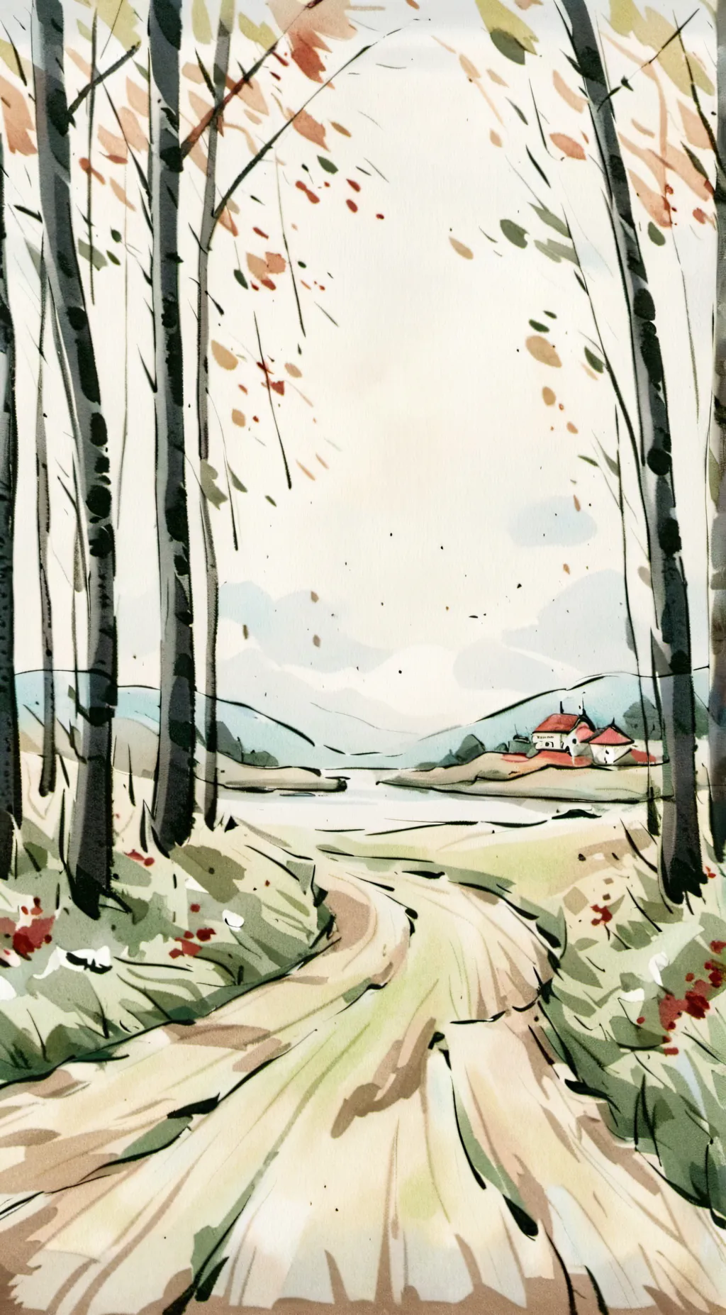 ai character: grass background